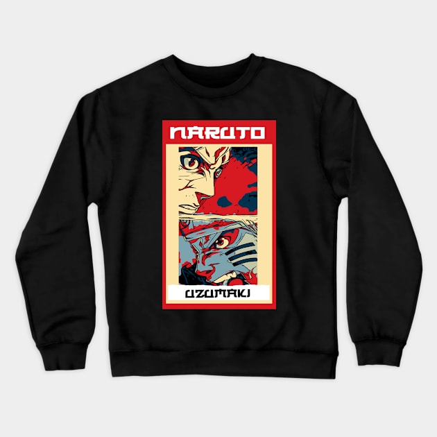 naruto uzumaki Crewneck Sweatshirt by FIFTY CLOTH